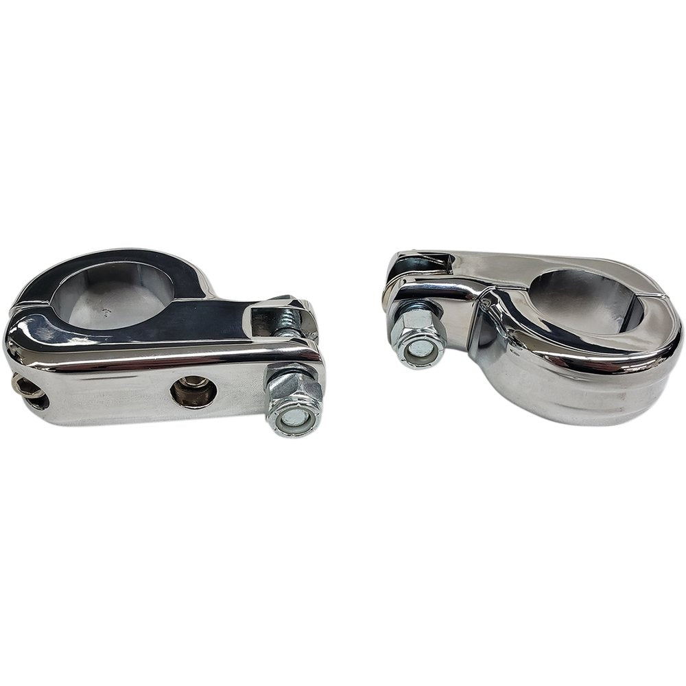 RIVCO PRODUCTS Clamps - 1-1/4" - Chrome MV220