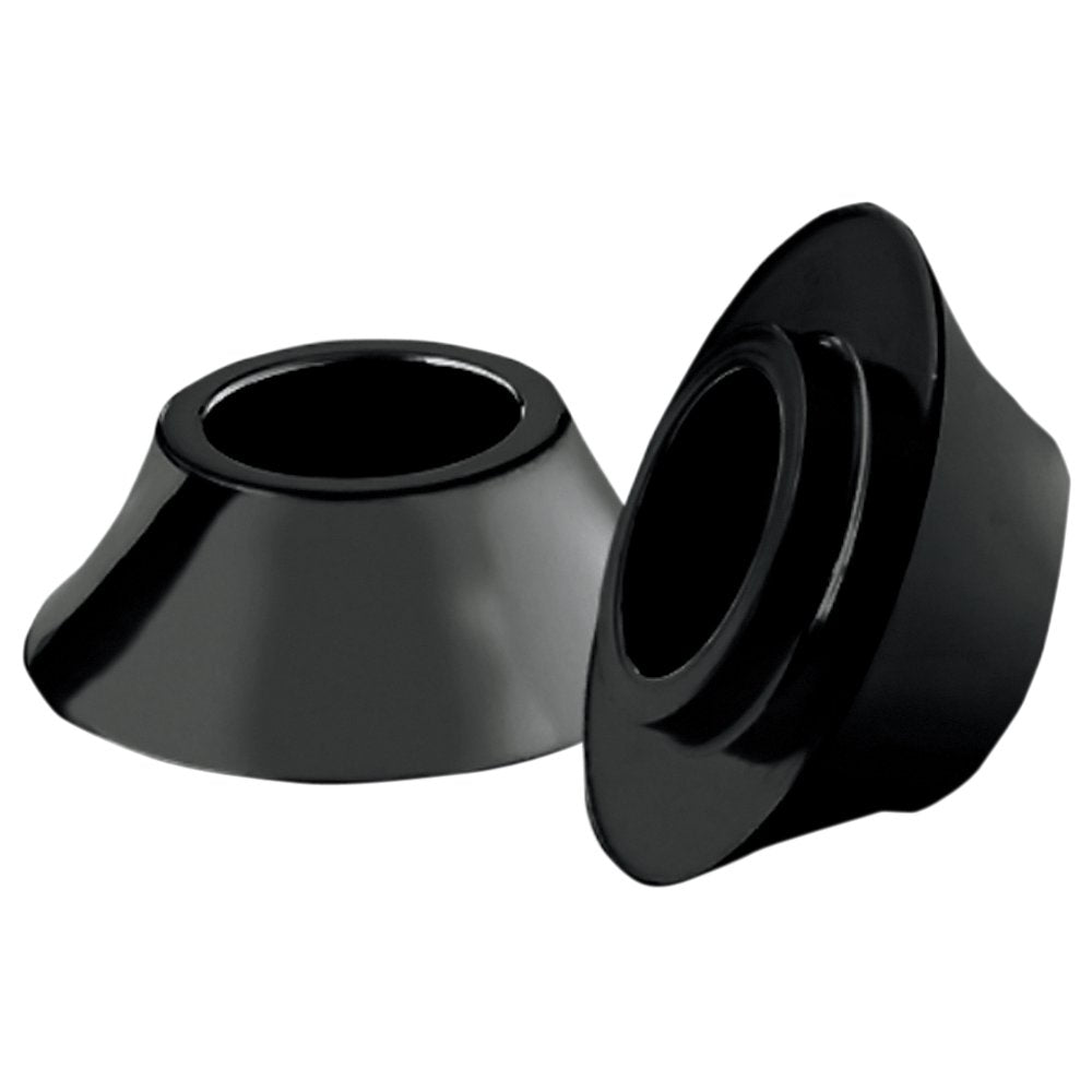 RC COMPONENTS Spacers - Front/Axle - Tapered - Black - Pair - '00-'07 Touring HD-SPCR-1B
