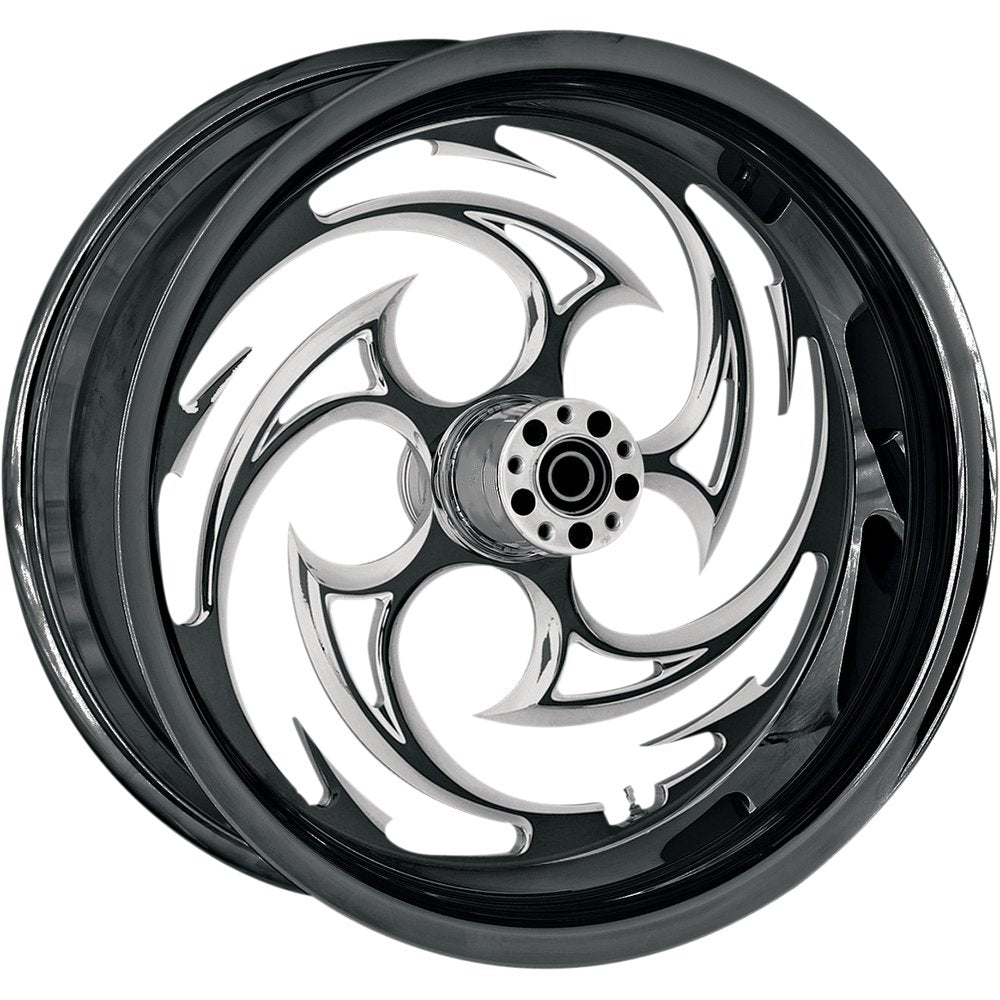 RC COMPONENTS Wheel - Savage Eclipse - Rear - Single Disc/without ABS - Black Eclipse - 16x3.5 16350-9978-85E