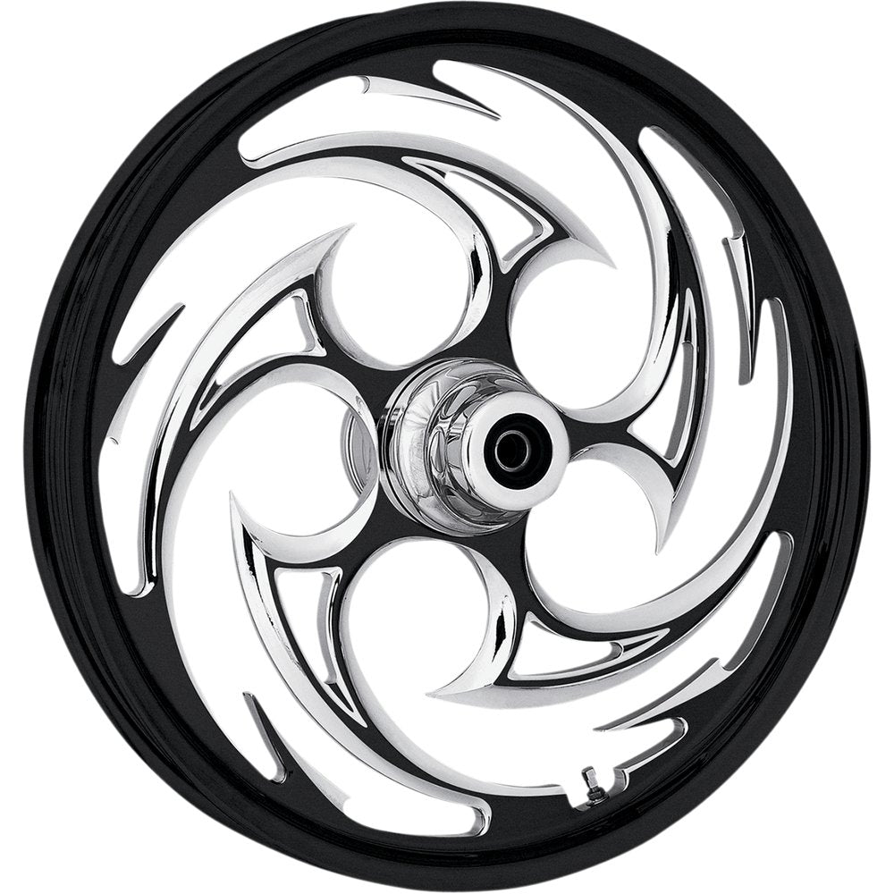 RC COMPONENTS Wheel - Savage Eclipse - Front - Single Disc/without ABS - Black Eclipse - 21x2.15 - '00-'06 FXSTD 21215-9913-85E