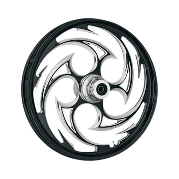 RC COMPONENTS Wheel - Savage Eclipse - Front - Dual Disc/without ABS - Black Eclipse - 16x3.5 - '00-'07 FLT 16350-9917-85E