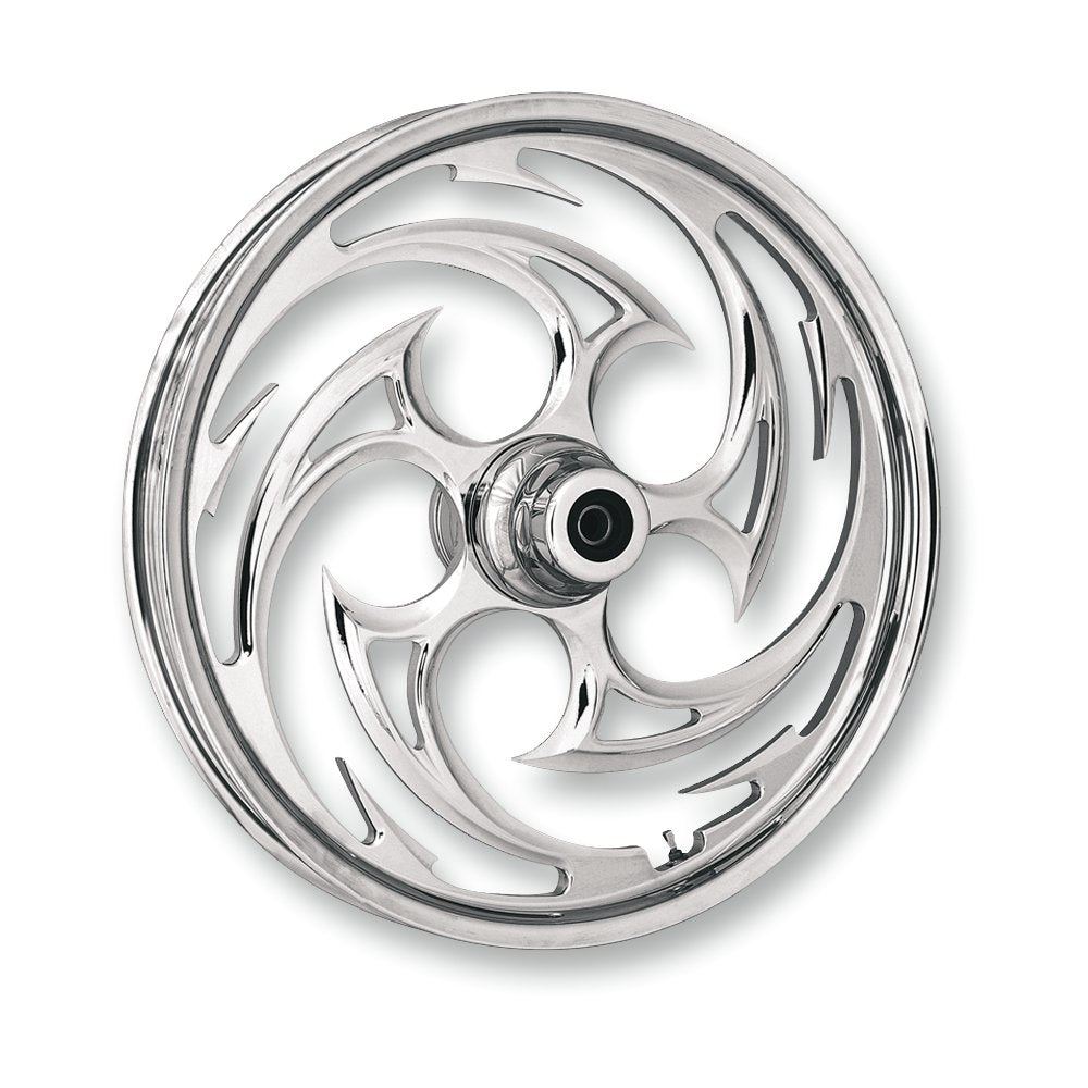 RC COMPONENTS Wheel - Savage - Front - Dual Disc/without ABS - Chrome - 21x3.5 - '08-'13 FLT 21350-9031-85C