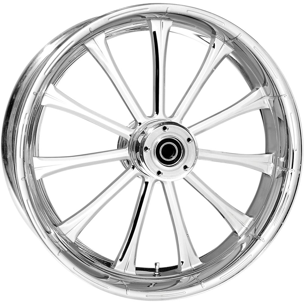 RC COMPONENTS Wheel - Exile - Rear - Single Disc/with ABS - Chrome - 18x5.5 18550-9210A-122