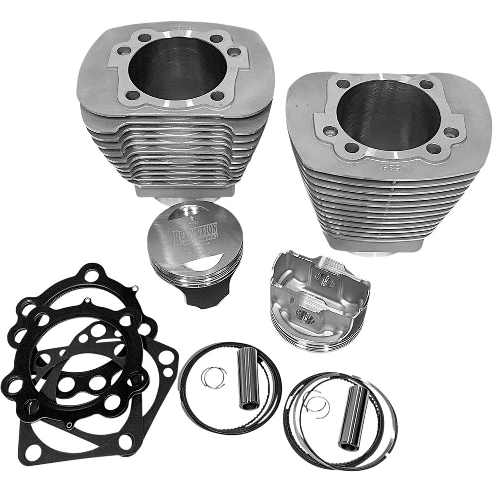REVOLUTION PERFORMANCE, LLC Cylinder Kit - Monster Big Bore - 100" - Natural - Evolution Big Twin '84-'99 RP201-209W
