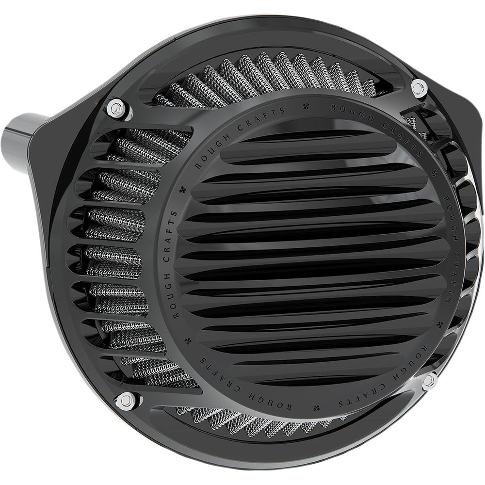 ROUGH CRAFTS Round Air Cleaner - Black RC-600-011