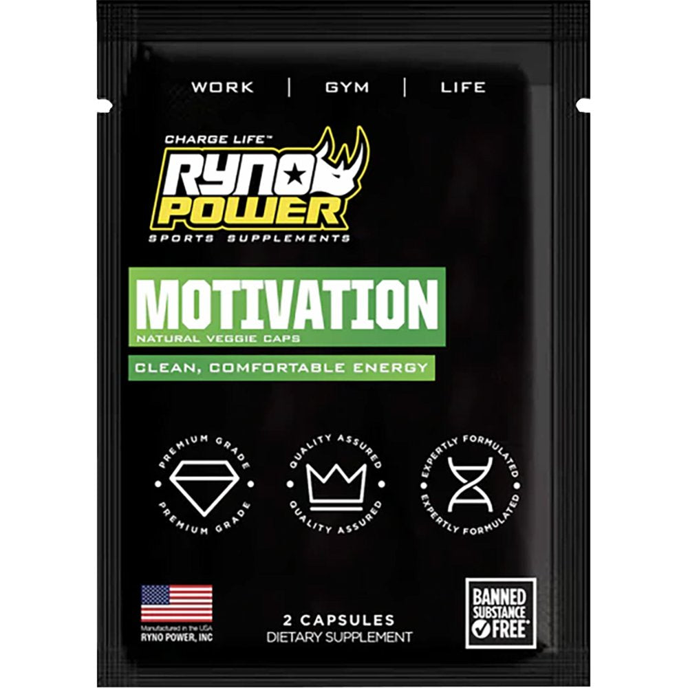 RYNO POWER Motivation Capsules - 1 Serving SMP-MOT