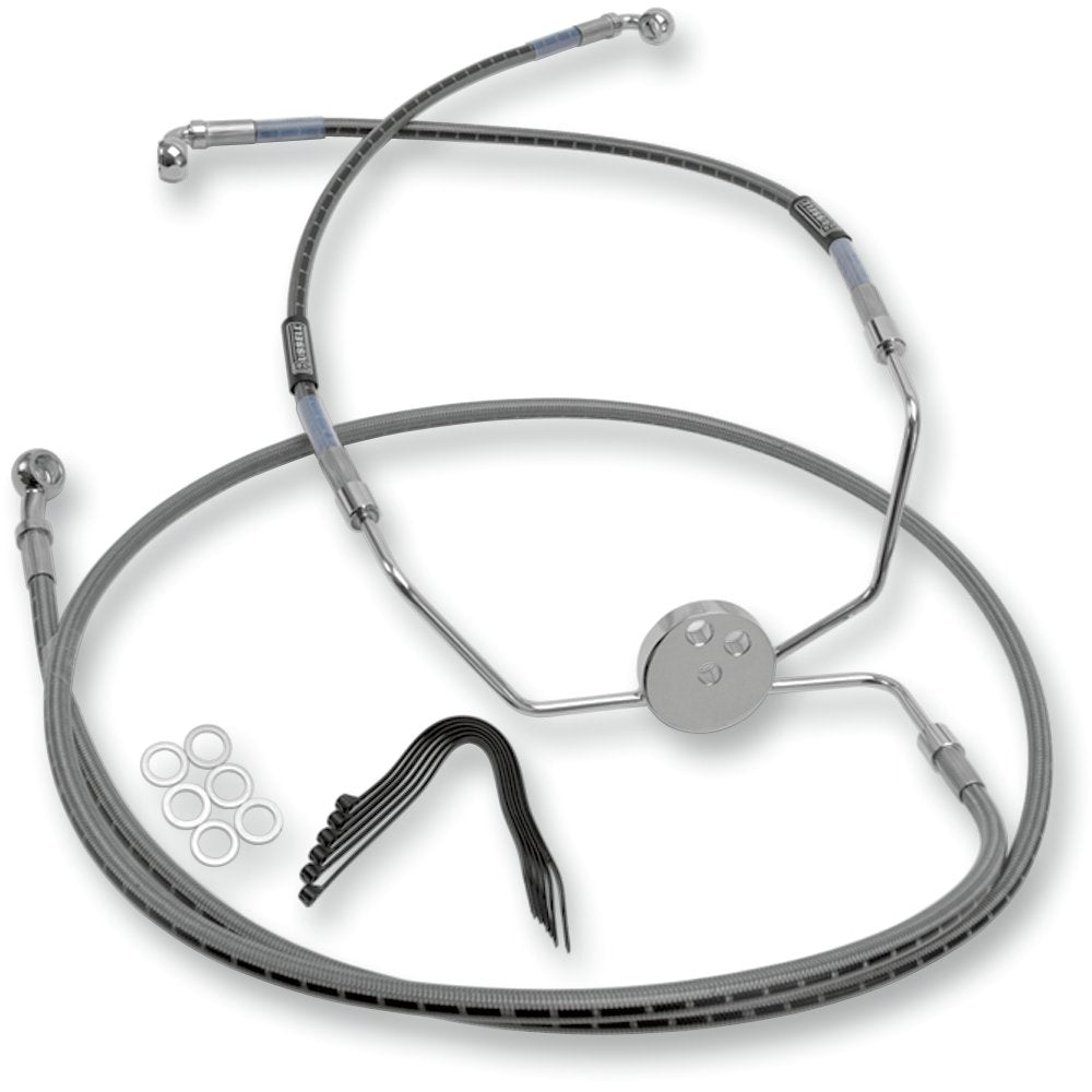 RUSSELL Brake Line - Front - Stainless Steel R08756DS