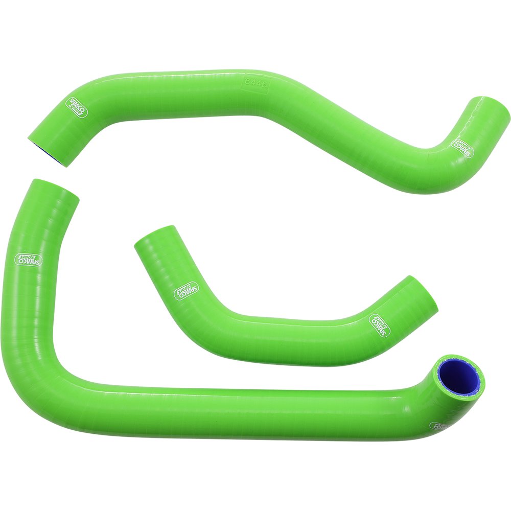 SAMCO SPORT Radiator Hose Kit - Green - Kawasaki KAW-101-GN