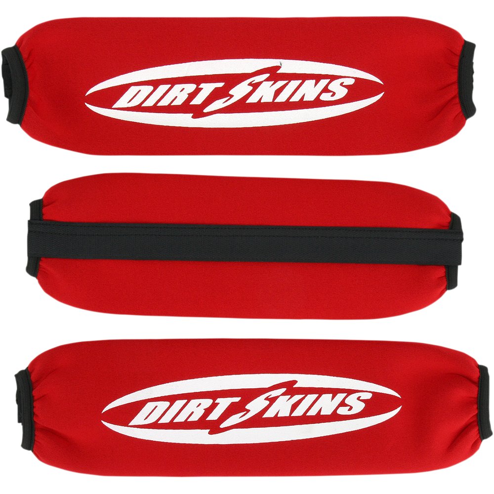 SCHAMPA & DIRT SKINS Shock Covers - Front/Rear - Red DS20-3