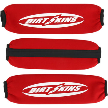 SCHAMPA & DIRT SKINS Shock Covers - Front/Rear - Red DS01-3