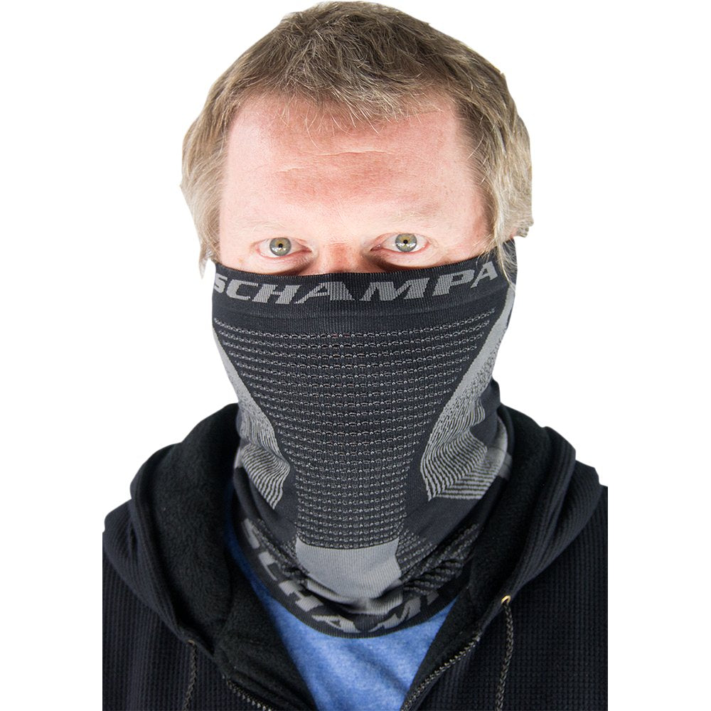 SCHAMPA & DIRT SKINS Pro Series Neckgaiter - Black PRO-NG101