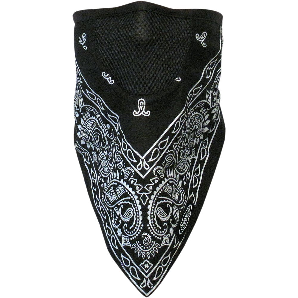 SCHAMPA & DIRT SKINS Facefit Facemask - Black Paisley FMV-100