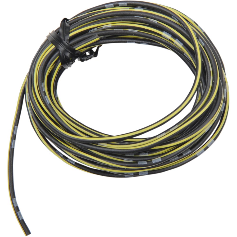 SHINDY 13' Wire Spool - 14 A/12 V - Black/Yellow 16-685