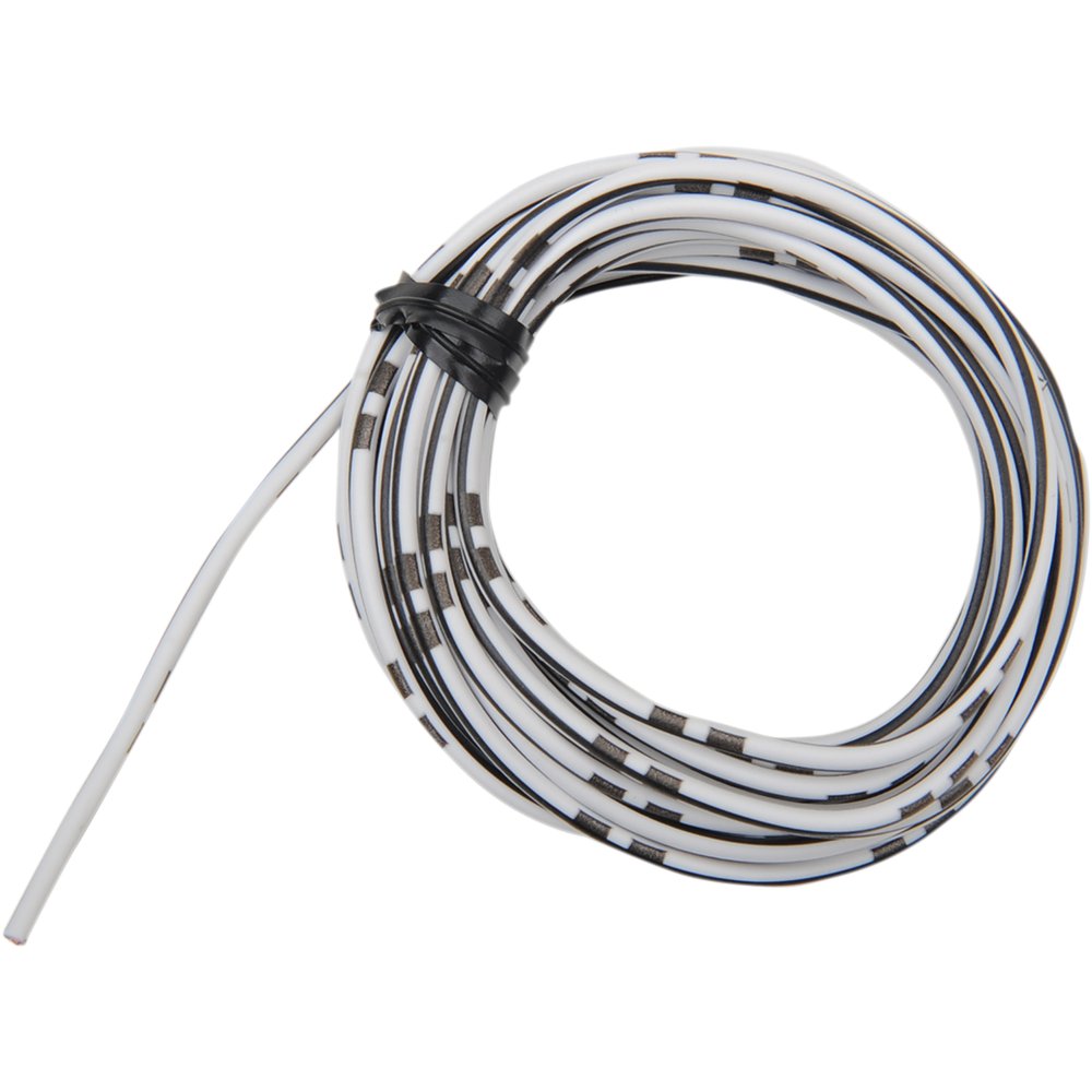 SHINDY 13' Wire Spool - 14 A/12 V - White/Black 16-683