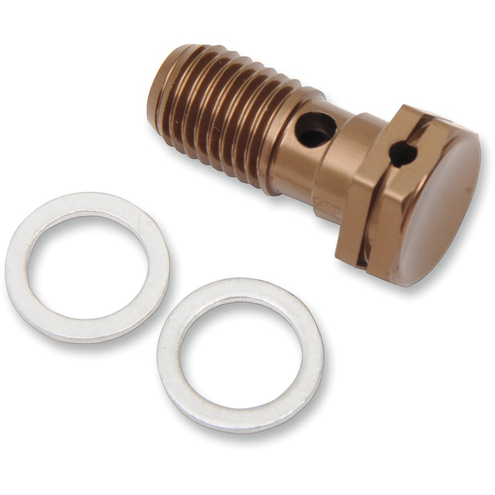 SHINDY Aluminum Banjo Bolt - Single - Honda/Kawasaki/Suzuki/Yamaha 17-619