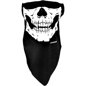 SCHAMPA & DIRT SKINS Traditional Glow Skull Facemask VNG008-GLO1