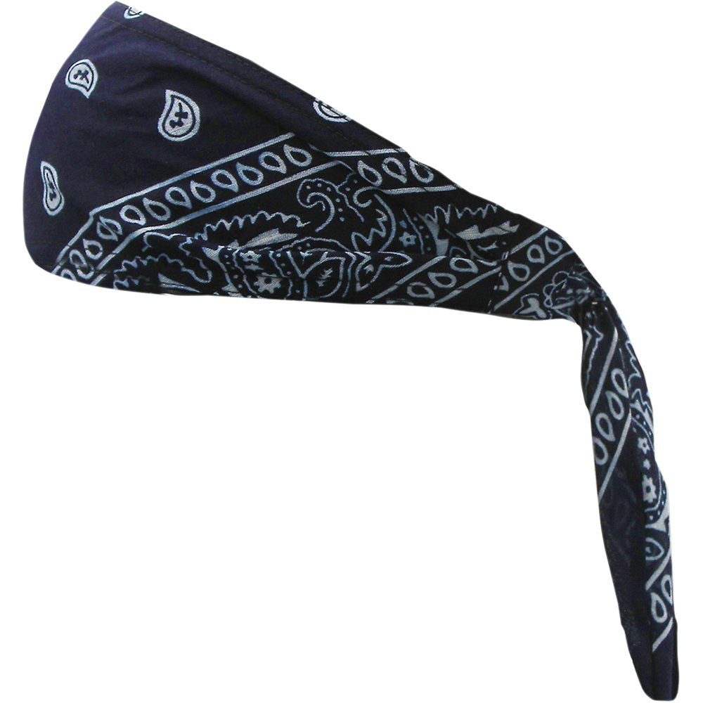SCHAMPA & DIRT SKINS Old School Bandana - Traditional Navy Paisley OSB1-224