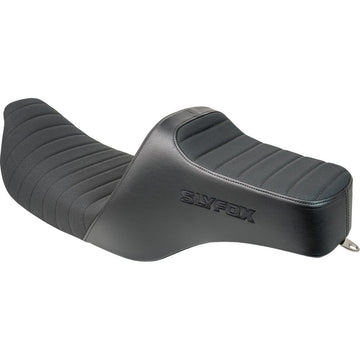 SLYFOX High Noon Seat - Vinyl - Classic Stitch - Black Logo - FL '97-'07 4702A-SlyFox