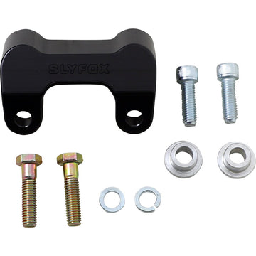 SLYFOX Riser Adapter - Relocation Bracket - Black TM-SLY1