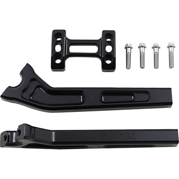 SLYFOX Handlebar Riser Kit - Pullback - 1" Clamping - 10" Rise - Black TM-SLY14