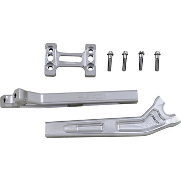 SLYFOX Handlebar Riser Kit - Pullback - 1" Clamping - 10" Rise - Raw TM-SLY13