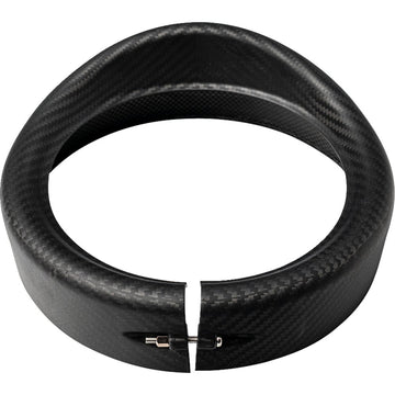 SLYFOX Headlight Trim w/ Visor - 7" - Matte 1508-3112