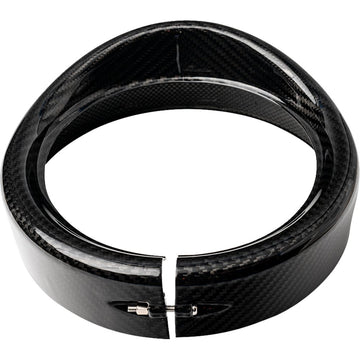 SLYFOX Headlight Trim w/ Visor - 7" - Gloss 1508-3111