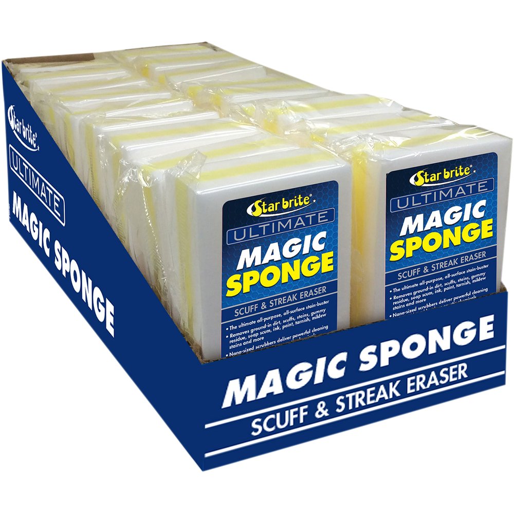 STAR BRITE Magic Sponge Cleaner - 18 Pack 041018