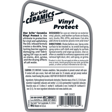 STAR BRITE Ceramic Vinyl Protectant - 22 U.S fl oz. 203922
