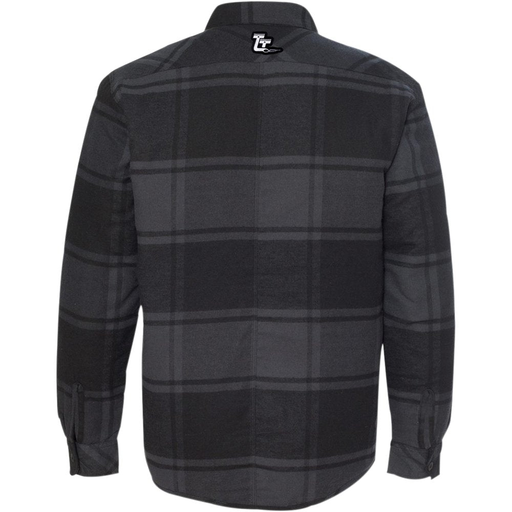 THROTTLE THREADS Drag Specialties Quilted Plaid Jacket - 3XL DRG24J86BK3R