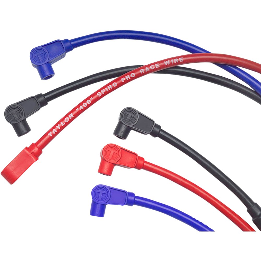 SUMAX Spark Plug Wire - 10.4 mm - Red - '65-'99 FX/FL 49231