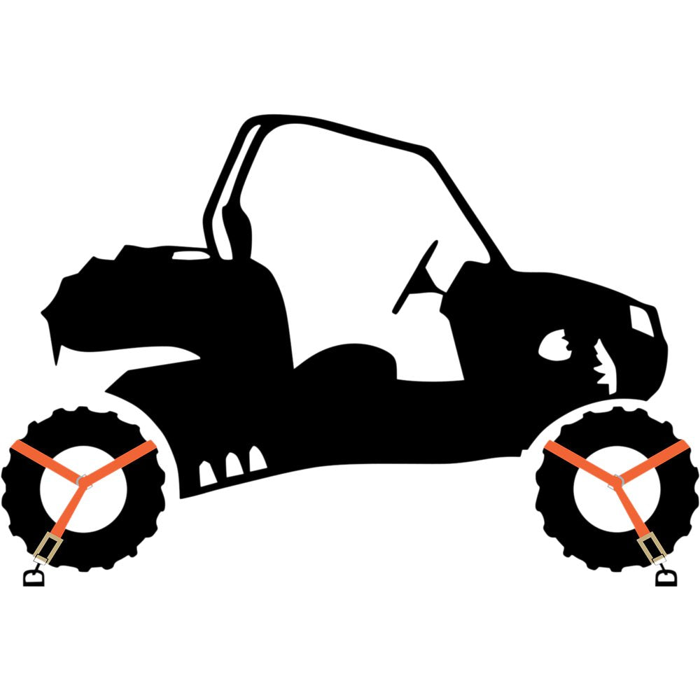 SUPERCLAMP ATV/UTV Tie Down Kit 9000ATVTIEDOWN