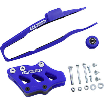 T.M. DESIGNWORKS Chain Guide/Slider - Yamaha - Blue YCP-OR5-BU