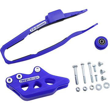 T.M. DESIGNWORKS Chain Guide/Slider - Yamaha - Blue YCP-OR4-BU