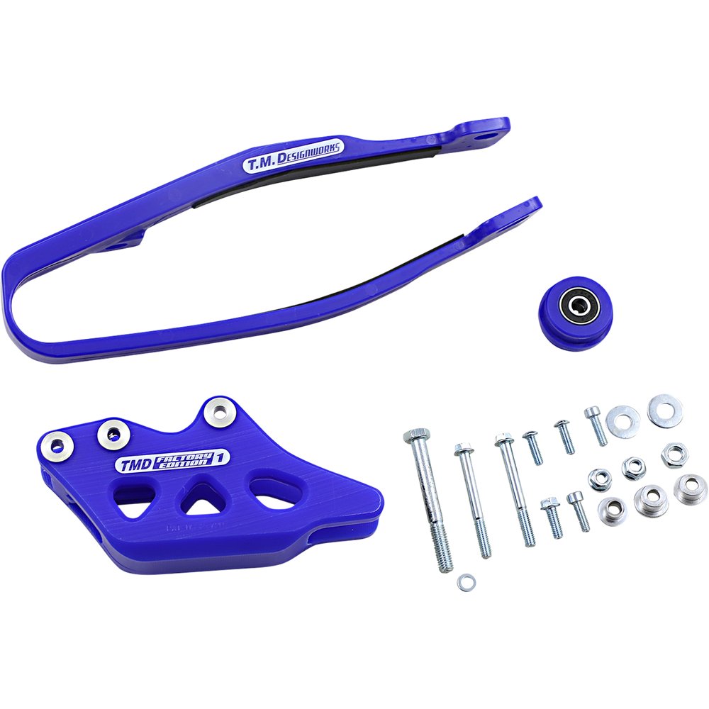 T.M. DESIGNWORKS Chain Guide/Slider - Blue - Yamaha YCP-OR2-BU