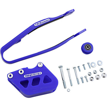 T.M. DESIGNWORKS Chain Guide/Slider - Yamaha - Blue YCP-OR1-BU