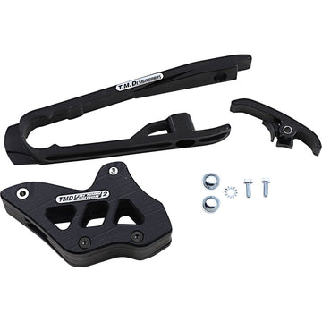 T.M. DESIGNWORKS Chain Guide/Slider - KTM/Husqvarna/Gas Gas - Black DCK-KT4-BK