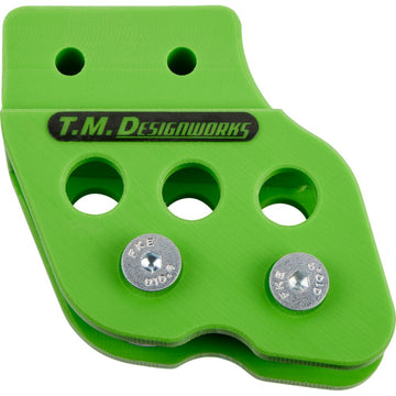 T.M. DESIGNWORKS Chain Guide - Green - Honda/Kawasaki/Suzuki/Yamaha RCG-002-GR