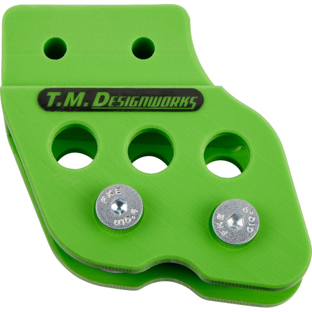 T.M. DESIGNWORKS Chain Guide - Green - Honda/Kawasaki/Suzuki/Yamaha RCG-002-GR