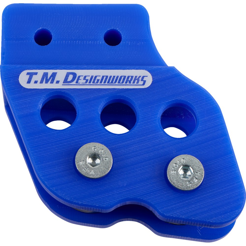 T.M. DESIGNWORKS Chain Guide - Blue - Honda/Kawasaki/Suzuki/Yamaha RCG-002-BU