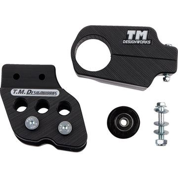 T.M. DESIGNWORKS Chain Guide/Slider - Banshee 350 - Black YCP-BAN-BK