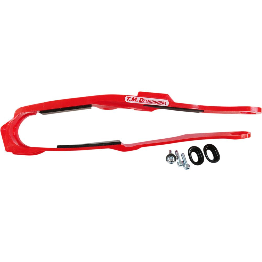 T.M. DESIGNWORKS Chain Slider - Red - Honda DCS-H35-RD