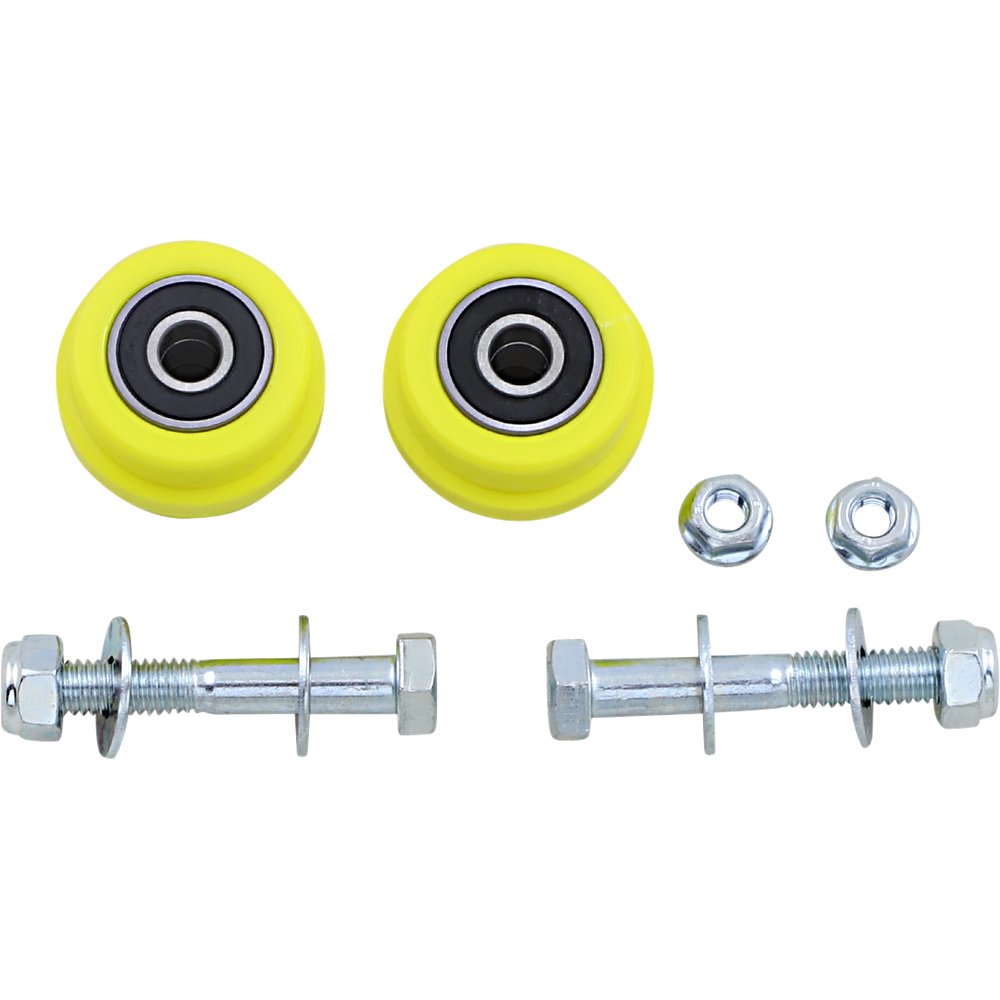T.M. DESIGNWORKS Chain Roller - Yellow - Kawasaki/Suzuki ZDK-KXM-YL