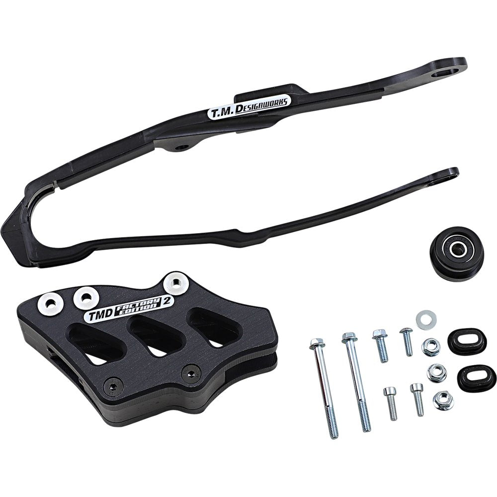 T.M. DESIGNWORKS Chain Guide/Slider - Honda - Black DCK-OR15-BK