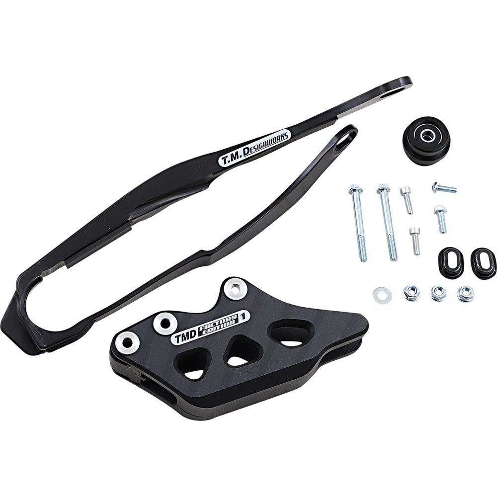 T.M. DESIGNWORKS Chain Guide/Slider - Honda - Black DCK-OR2-BK