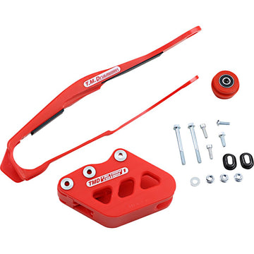 T.M. DESIGNWORKS Chain Guide/Slider - Honda - Red DCK-OR1-RD