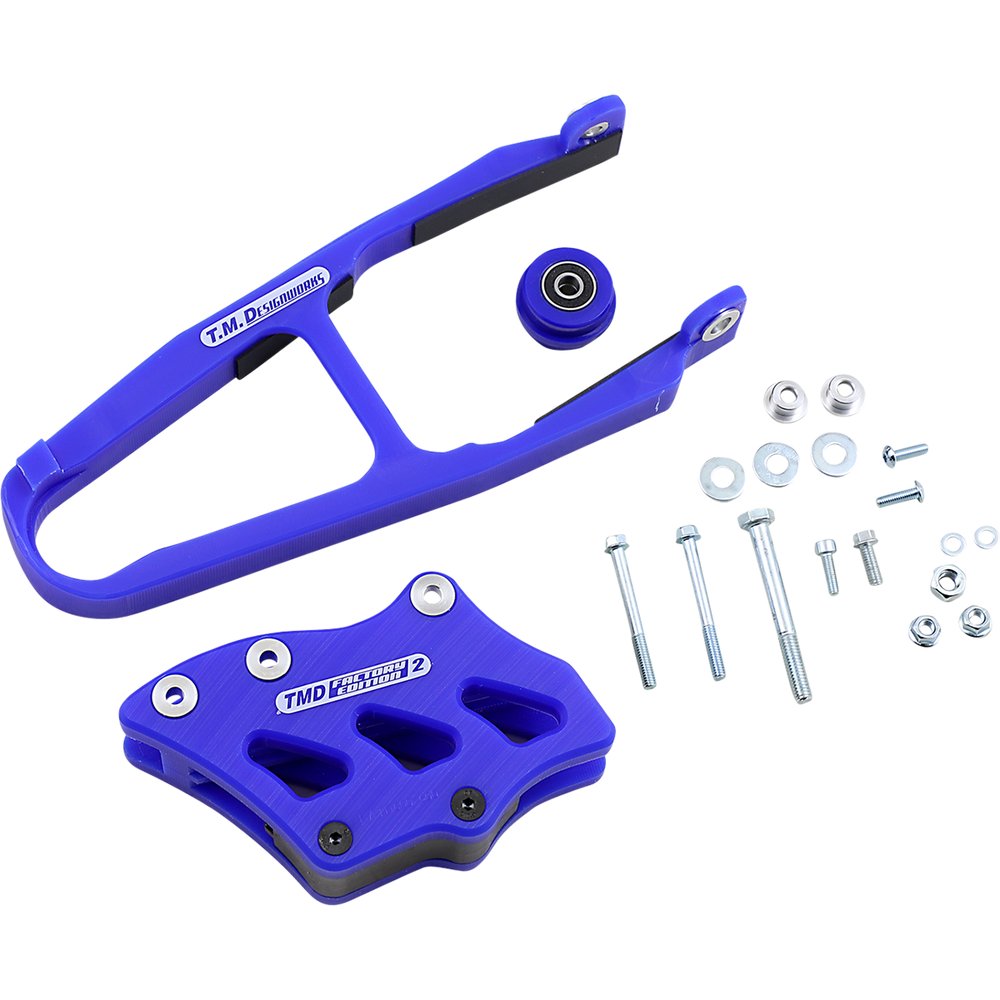 T.M. DESIGNWORKS Chain Guide/Slider - Yamaha - Blue YCP-K08-BU