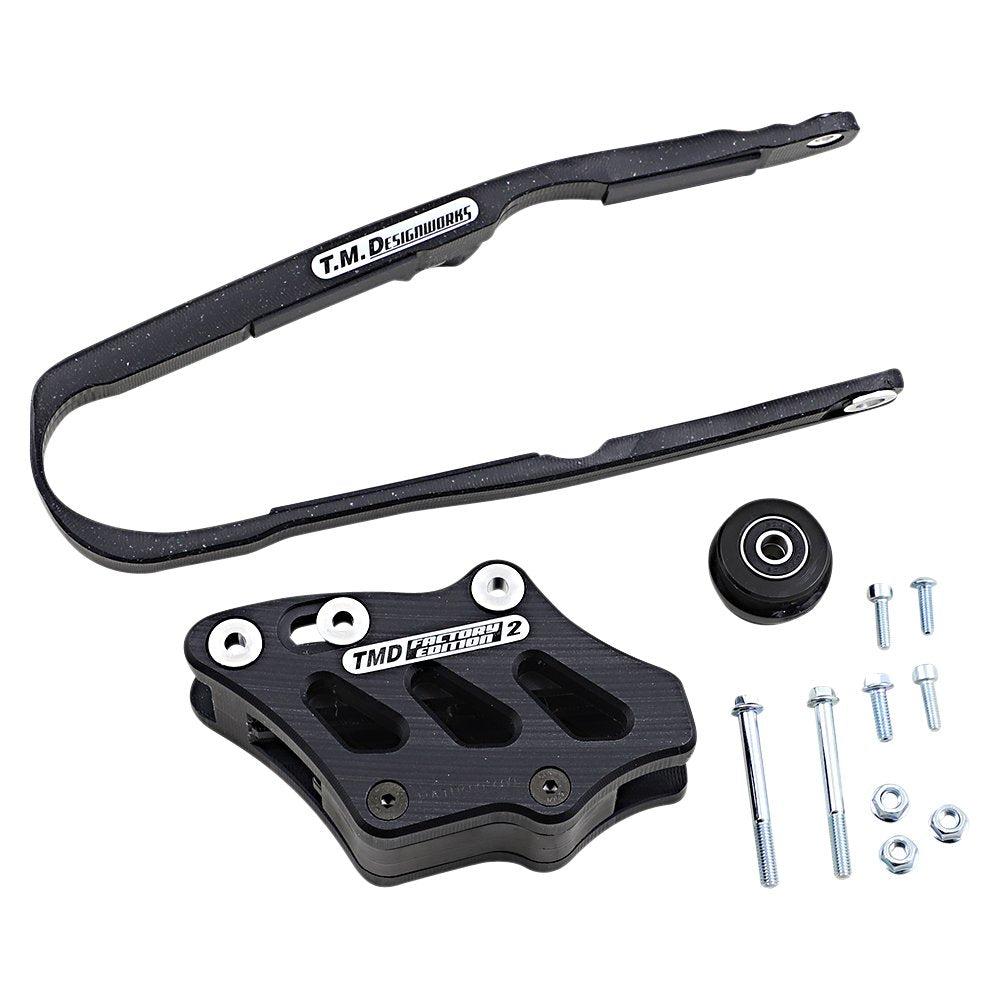 T.M. DESIGNWORKS Chain Guide/Slider - Kawasaki - Black KCP-K10-BK