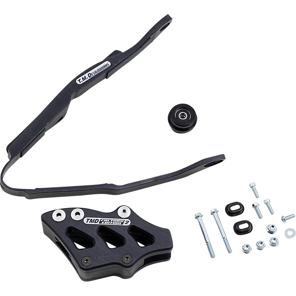 T.M. DESIGNWORKS Chain Guide/Slider - Honda - Black HCP-H07-BK