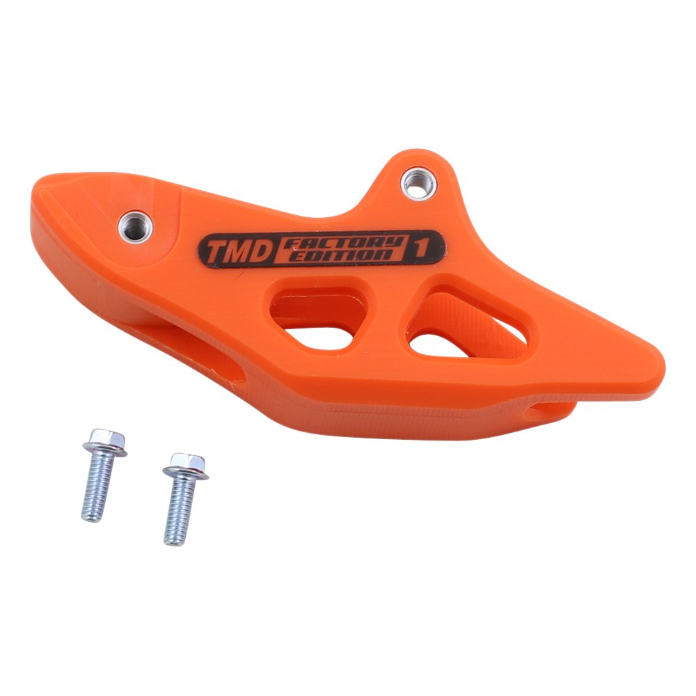 T.M. DESIGNWORKS Chain Guide - Orange - KTM/Husqvarna RCG-KT70-OR